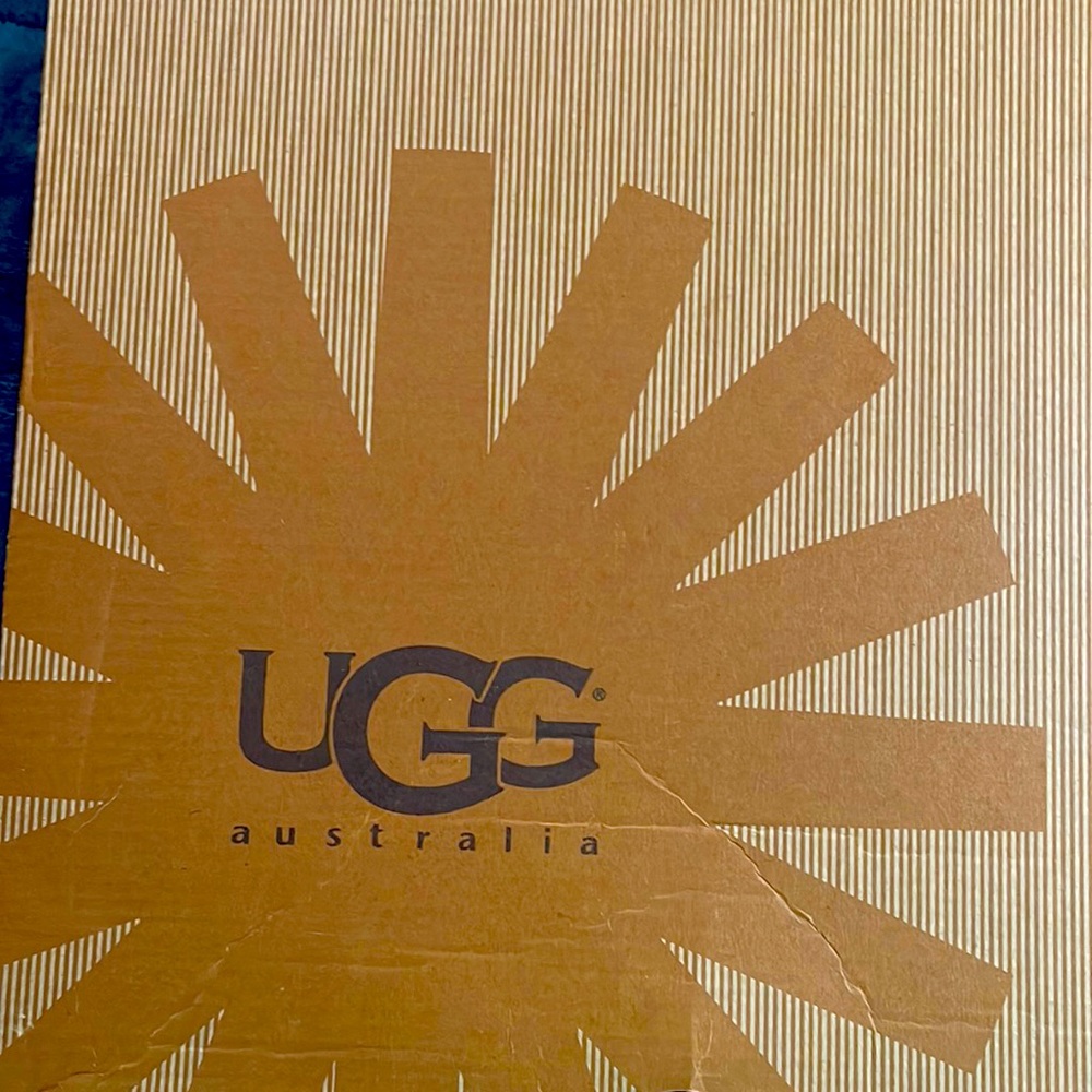 UGG Black lace-up boots. Never worn.